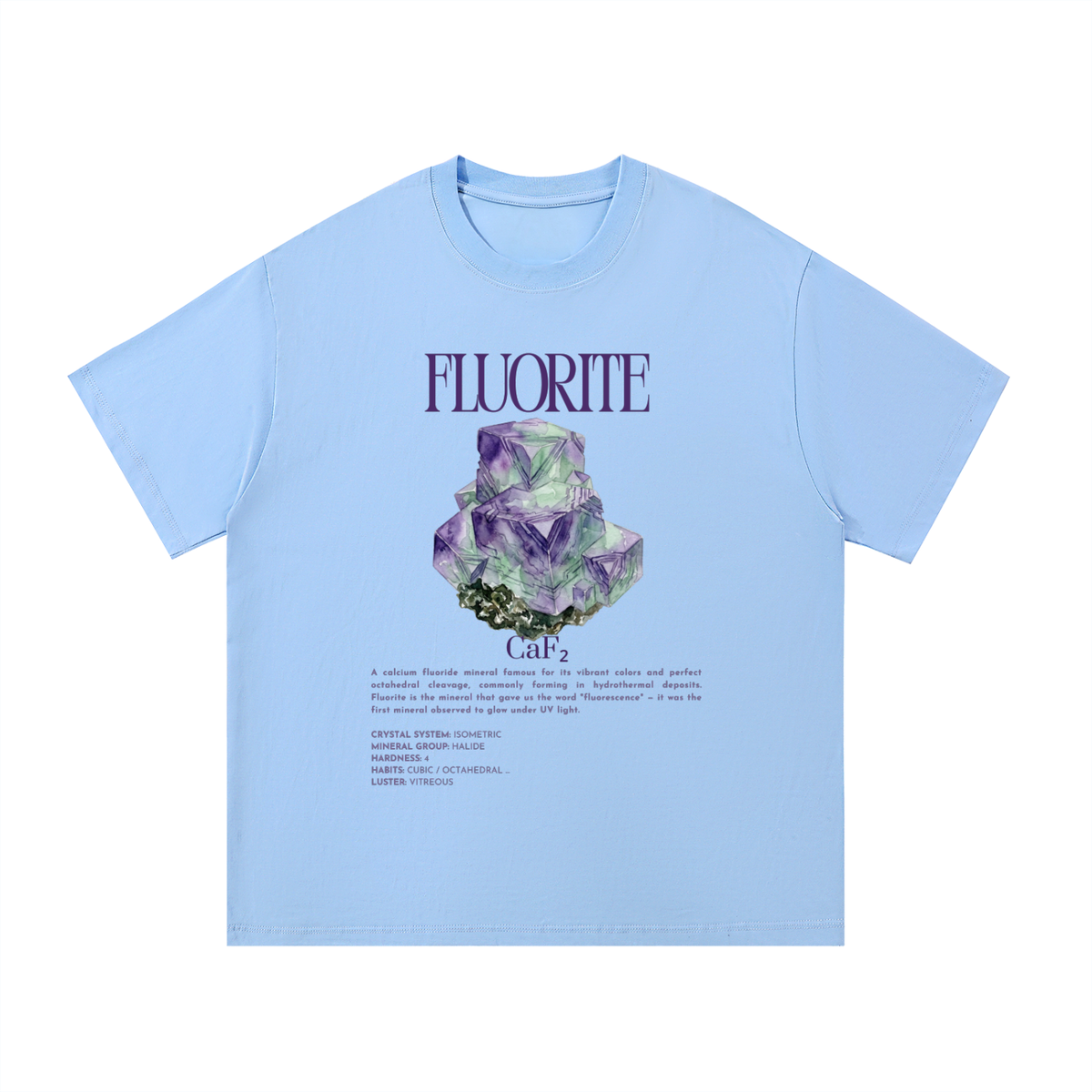 Fluorite Shirt - Fluorescent Mineral T-Shirt