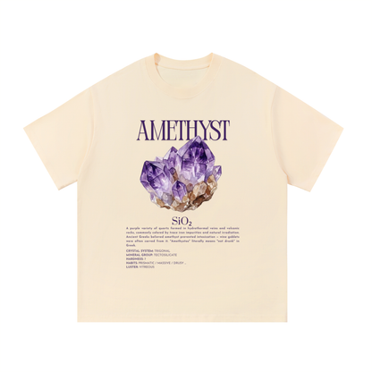Amethyst Shirt | Purple Quartz Crystal Tee | Rockhound Gift | Geology Graphic Tee