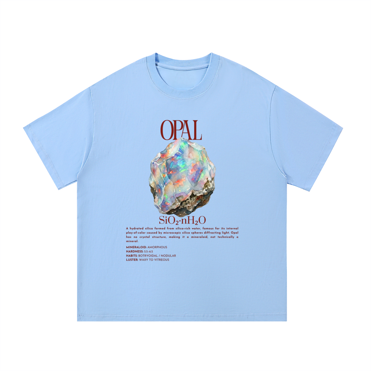 Opal Shirt - October Birthstone Mineraloid T-Shirt
