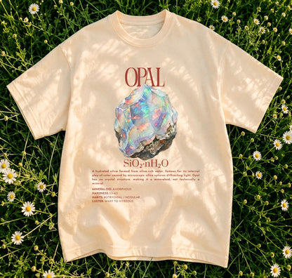 Opal Shirt | Mineraloid Science Tee | Geology Student Gift | Rockhound Gift