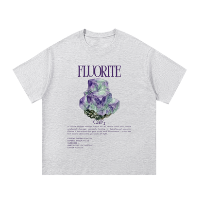 Fluorite Shirt | UV Mineral Tee | Watercolor Crystal Geology Gift | Halide Mineral Shirt | Rockhound Tee