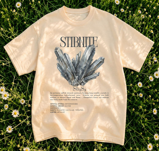Stibnite Shirt | Geology Graphic Tee | Geologist Gift | Rock Collector Shirt | Rockhound Gift