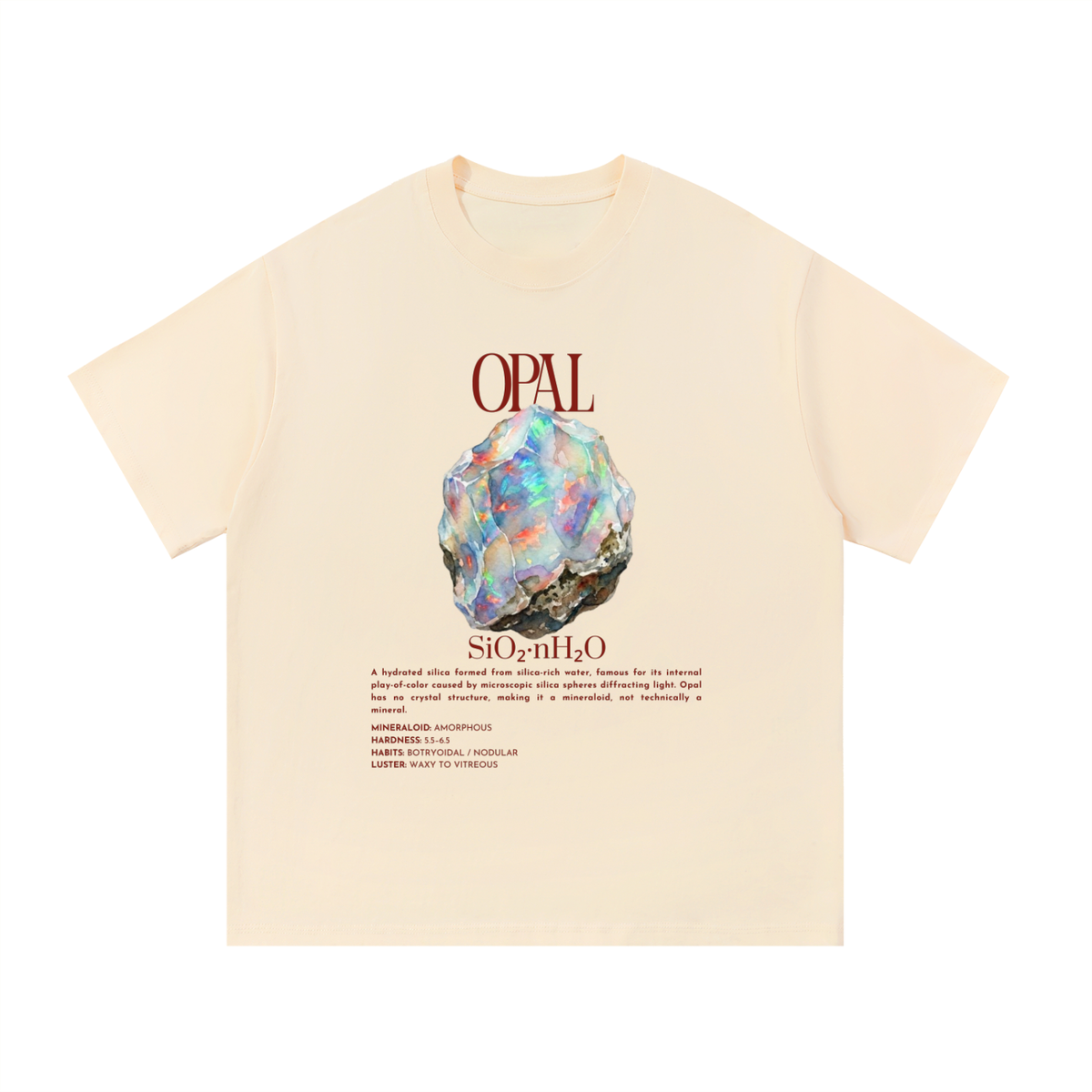 Opal Shirt - October Birthstone Mineraloid T-Shirt