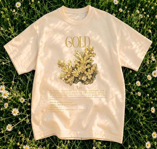 Gold Mineral Shirt | Geology Graphic Tee | Geologist Gift | Rock Collector Shirt | Rockhound Gift