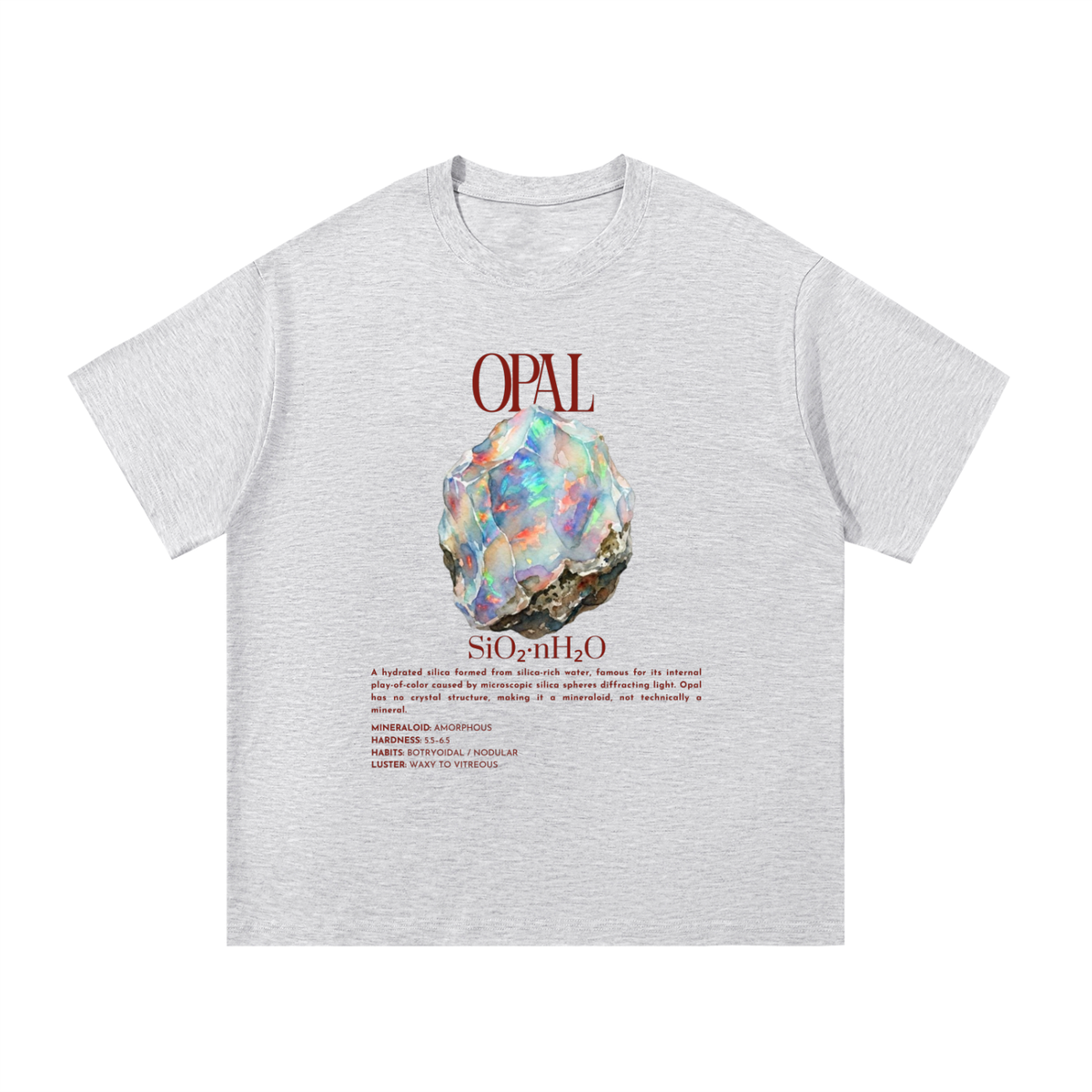 Opal Shirt - October Birthstone Mineraloid T-Shirt