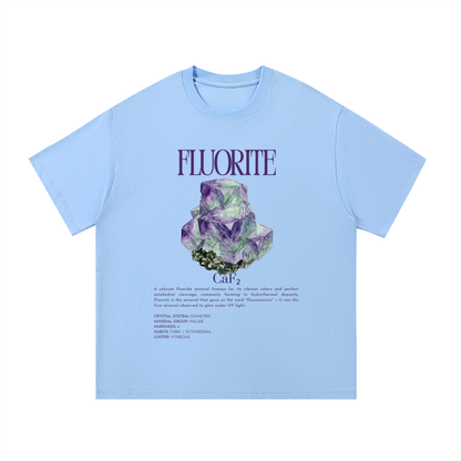 Fluorite Shirt | UV Mineral Tee | Watercolor Crystal Geology Gift | Halide Mineral Shirt | Rockhound Tee