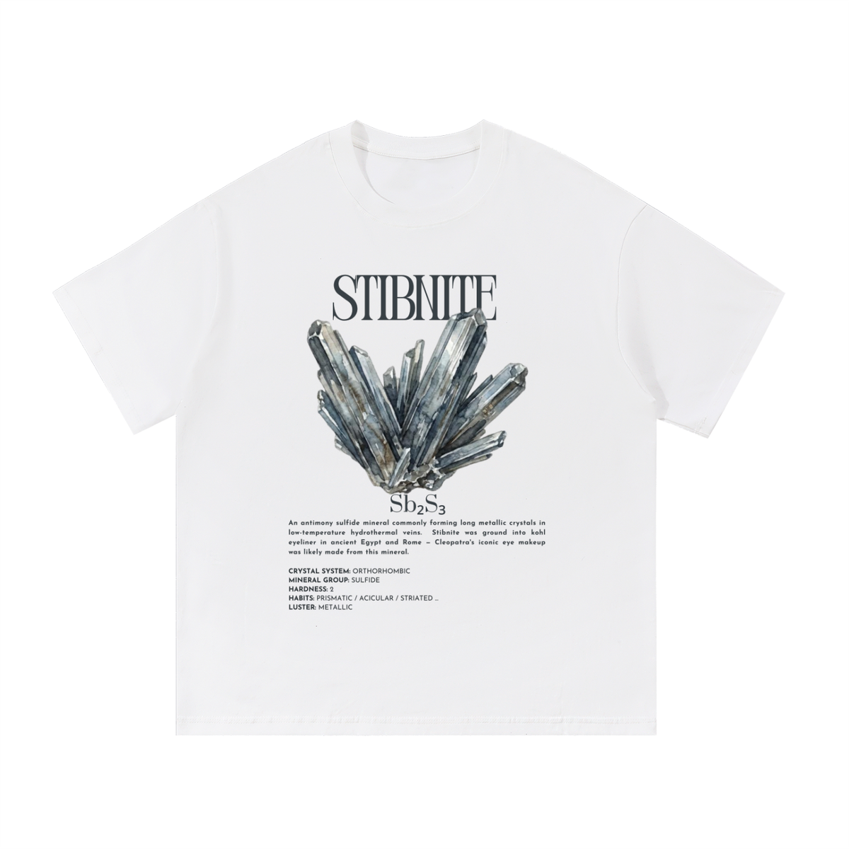 Stibnite Shirt - Antimony Sulfide T-Shirt