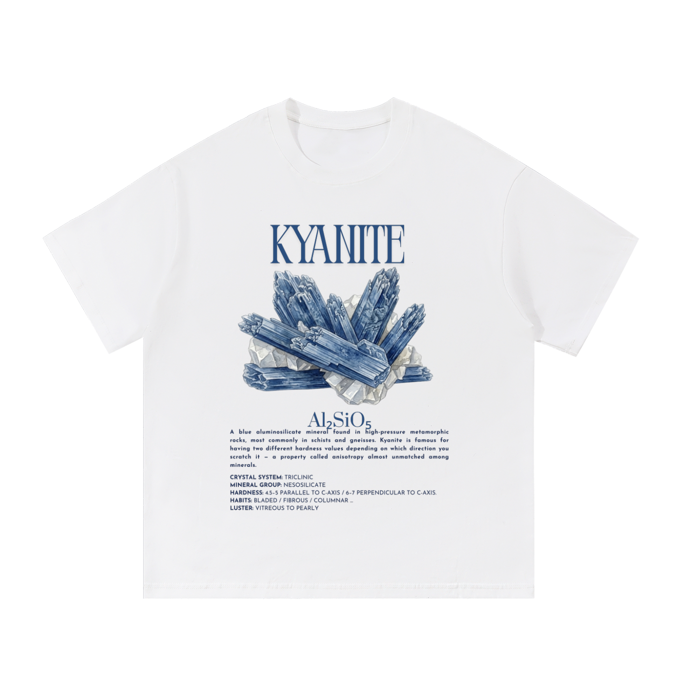 Kyanite Shirt | Metamorphic Mineral Tee