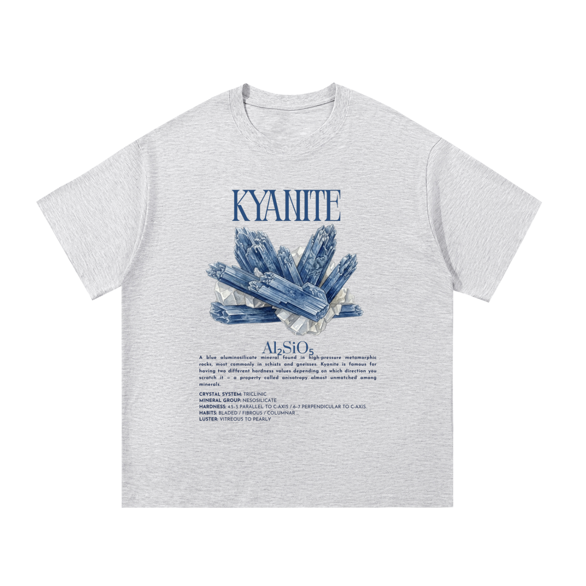 Kyanite Shirt - Metamorphic Mineral T-Shirt