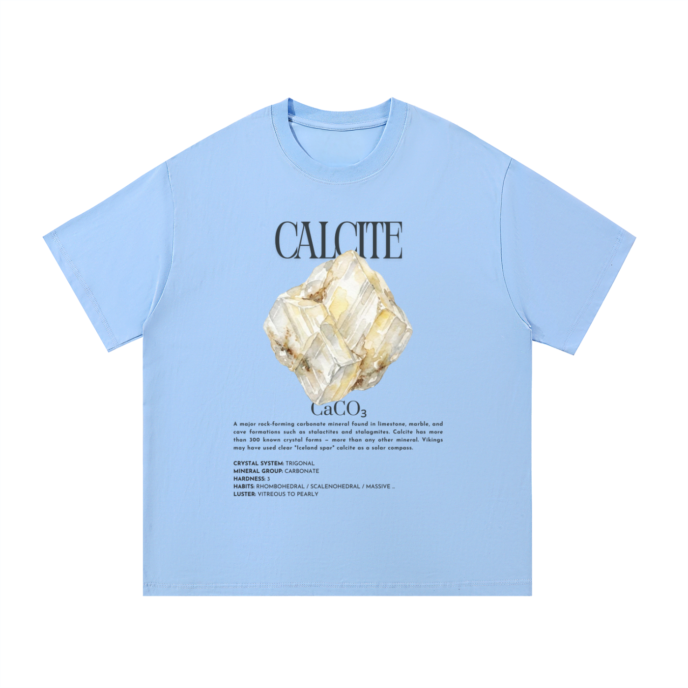 Calcite Shirt | Carbonate Mineral Tee | Rock Collector Gift | Geology Student Shirt