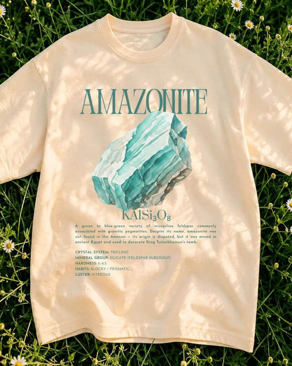 Amazonite Shirt | Feldspar Mineral Tee | Silicate Crystal Gift | Geology Teacher Gift