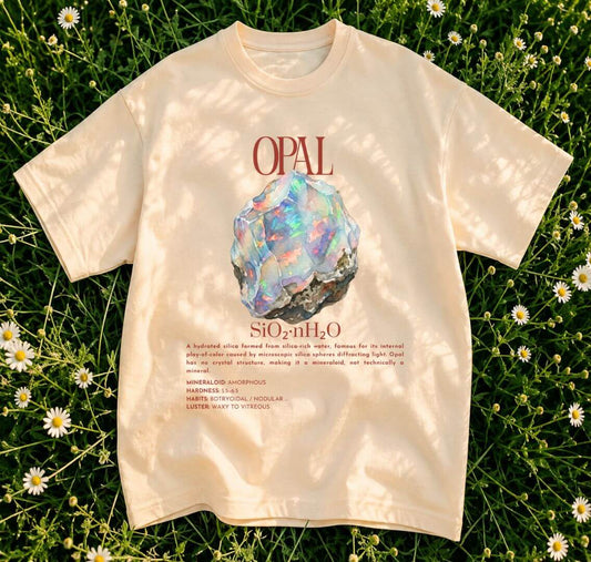 Opal Shirt | Mineraloid Science Tee | Geology Student Gift | Rockhound Gift