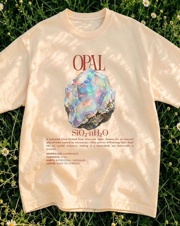 Opal Shirt | Mineraloid Science Tee | Geology Student Gift | Rockhound Gift