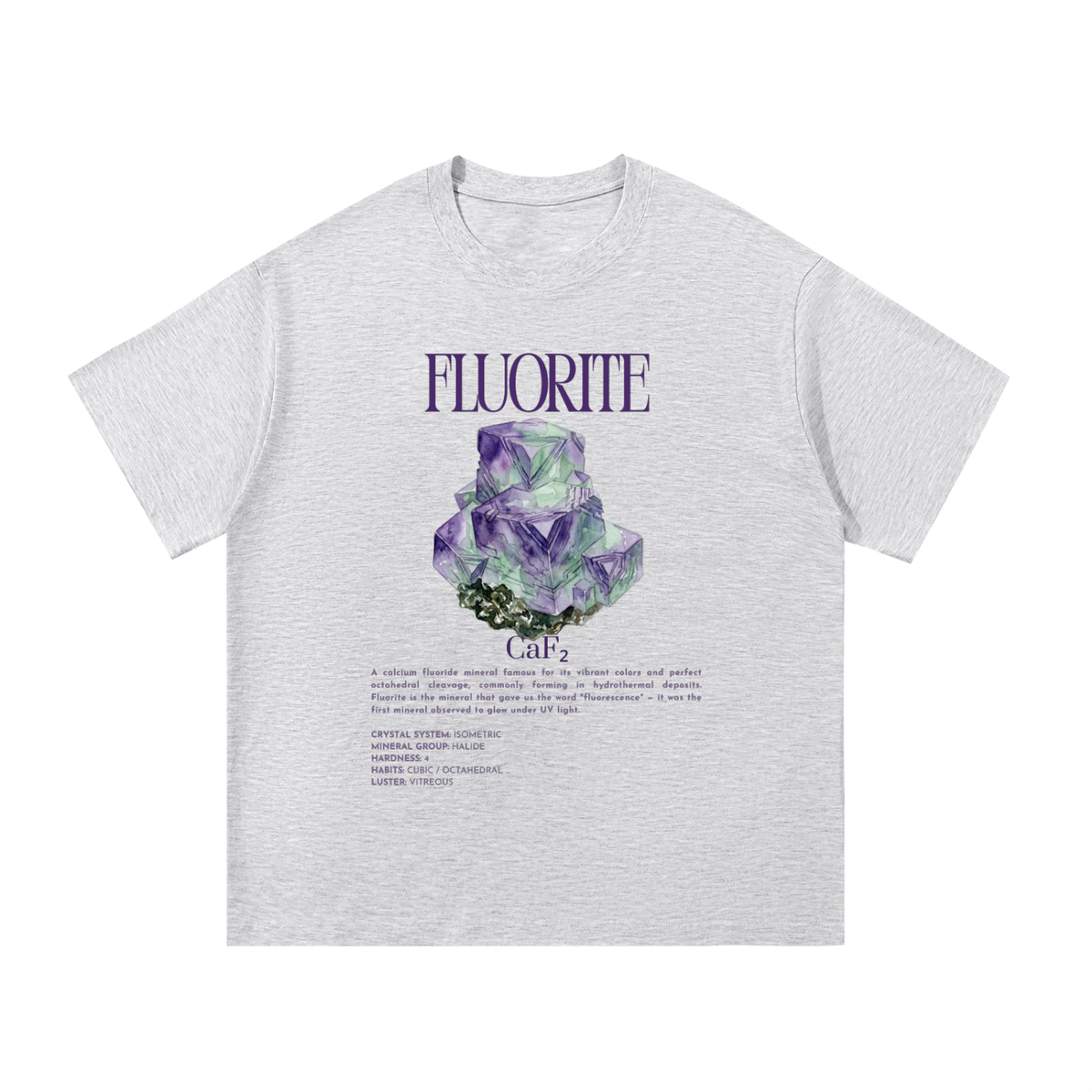 Fluorite Shirt - Fluorescent Mineral T-Shirt