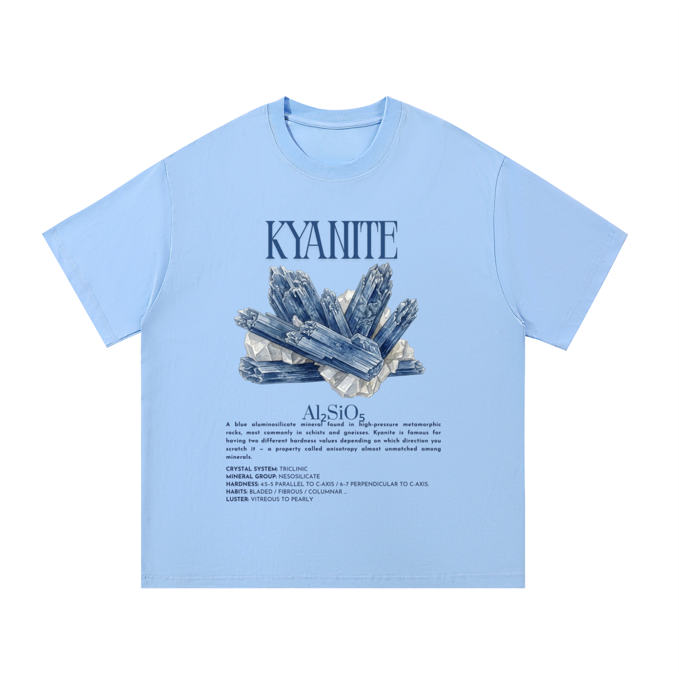 Kyanite Shirt | Metamorphic Mineral Tee