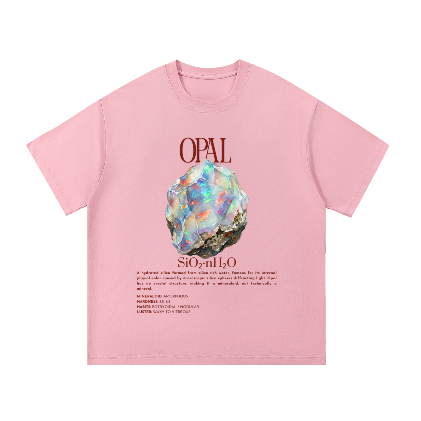 Opal Shirt | Mineraloid Science Tee | Geology Student Gift | Rockhound Gift