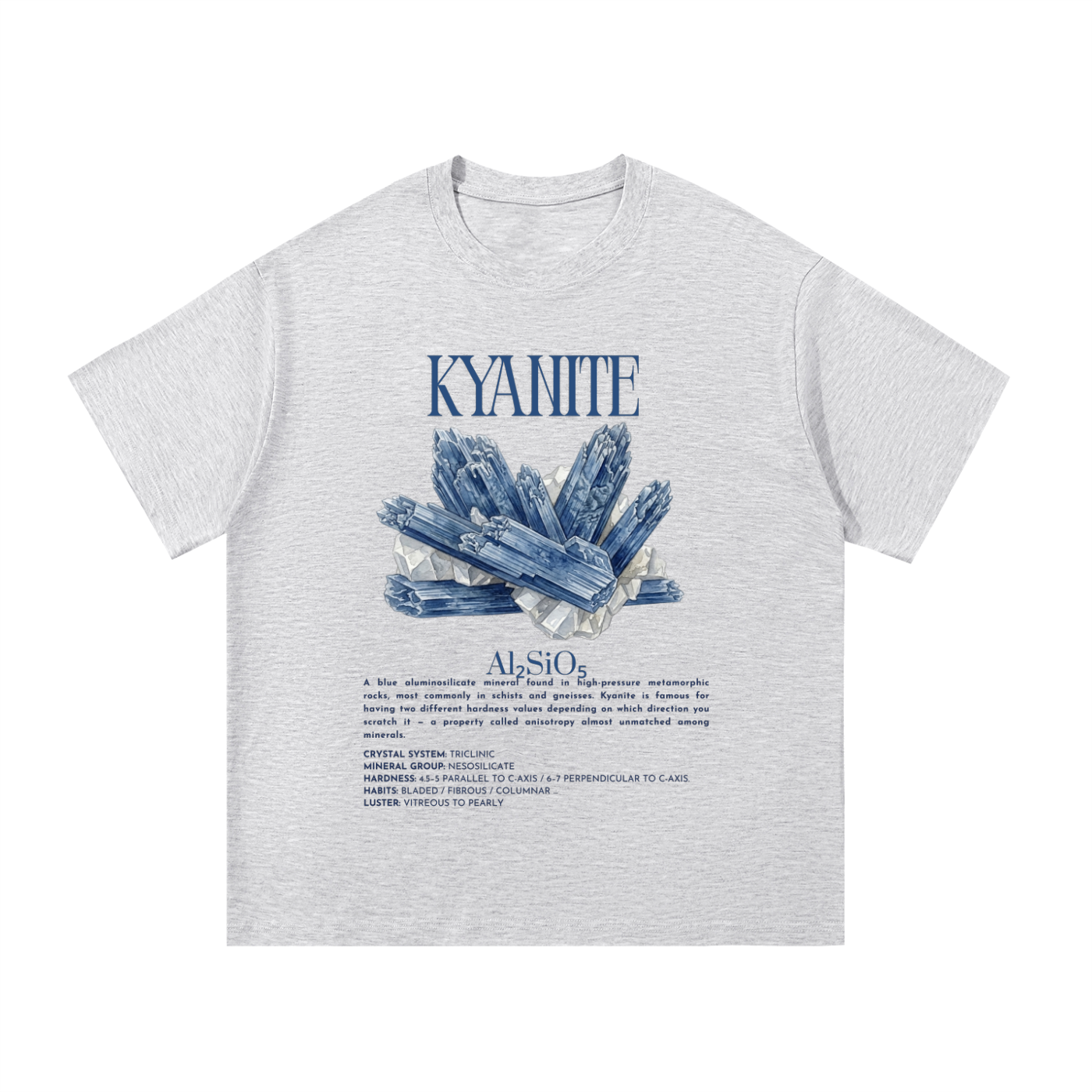 Kyanite Shirt | Metamorphic Mineral Tee