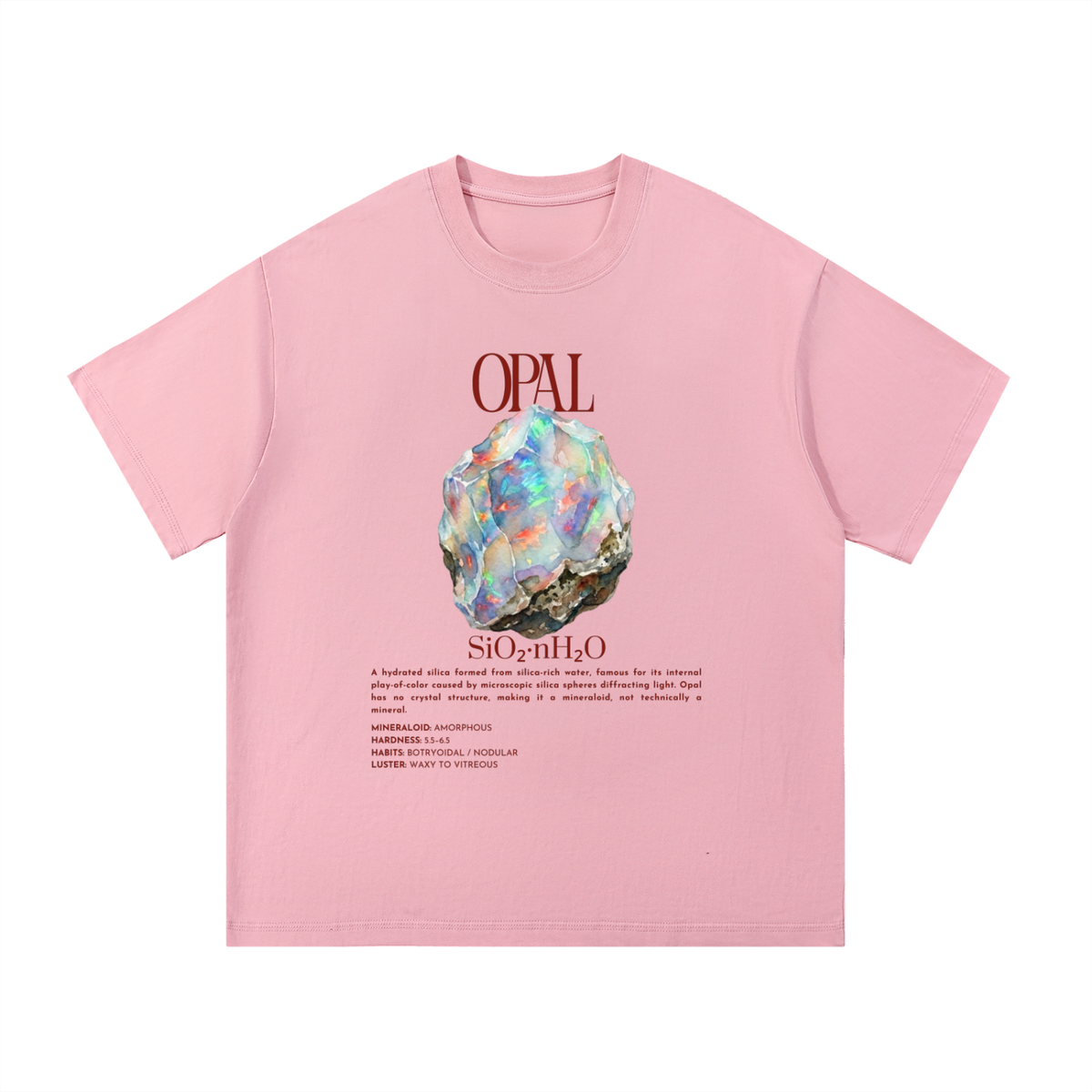 Opal Shirt - October Birthstone Mineraloid T-Shirt